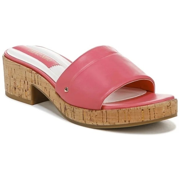 Franco Sarto Women's Pony Slide Sandal in peony - Picture 1 of 7